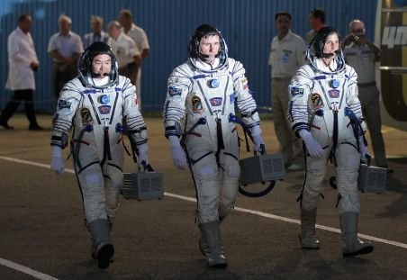 O capsulă Soyuz a fost lansată spre Staţia Spaţială Internaţională. O americancă va prelua comanda ISS