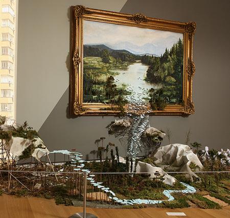 Artistul Gregory Euclide dovedeşte că un tablou nu trebuie să fie perfect plat. Vezi aici picturi 3D de excepţie 157685