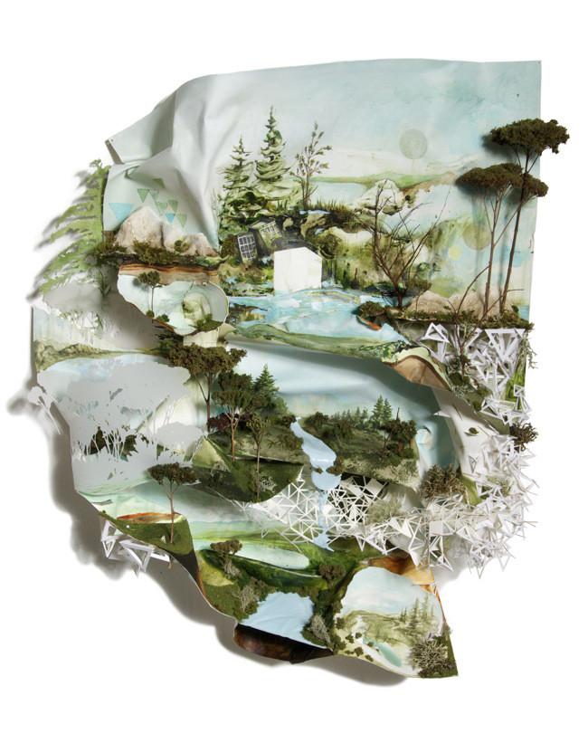 Artistul Gregory Euclide dovedeşte că un tablou nu trebuie să fie perfect plat. Vezi aici picturi 3D de excepţie 157688