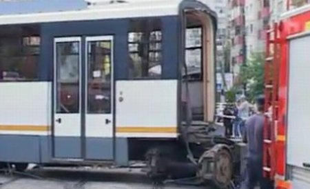 Traficul a fost reluat în zona Sebastian, după 6 ore de la accidentul de tramvai