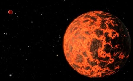 O exoplanetă acoperită de lavă a fost descoperită de cercetătorii americani 