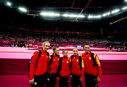 Olympics 2012: Romania's women gymastics team won the bronze medal in London