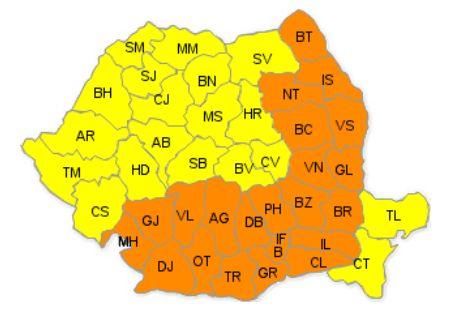 Trăim cea mai călduroasă vară din ultimii 50 de ani. România se coace la 42 de grade. COD PORTOCALIU de CANICULĂ 161604