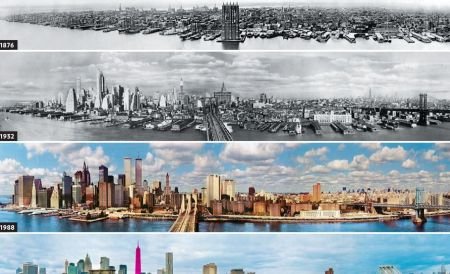 Imaginea care arată cum a crescut oraşul New York