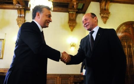 Băsescu neagă că s-ar fi înţeles cu Viktor Orban privind autonomia maghiară şi acuză &quot;Vocea Rusiei&quot; de minciună
