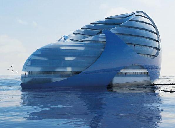 Zgârie-marea, oraşul plutitor al viitorului. Maşinăria &quot;verde&quot; va avea propria sursă de energie şi apă 163282
