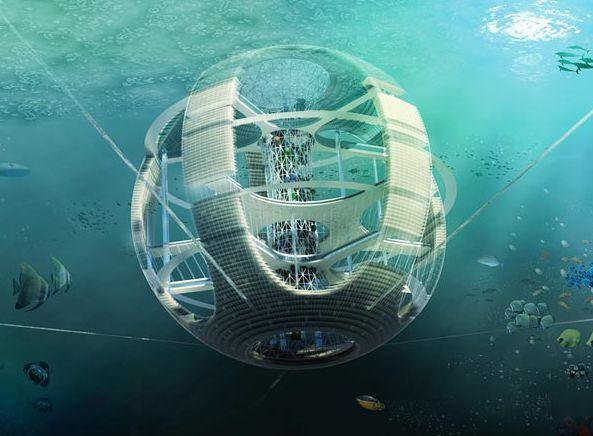 Zgârie-marea, oraşul plutitor al viitorului. Maşinăria &quot;verde&quot; va avea propria sursă de energie şi apă 163283