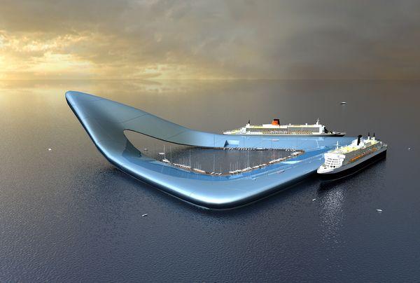 Zgârie-marea, oraşul plutitor al viitorului. Maşinăria &quot;verde&quot; va avea propria sursă de energie şi apă 163287