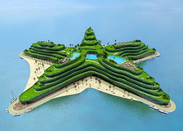 Zgârie-marea, oraşul plutitor al viitorului. Maşinăria &quot;verde&quot; va avea propria sursă de energie şi apă 163289