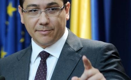 Ponta: Nu voi permite nici un fel de interferenţă a lui Băsescu şi voi sancţiona public orice încălcare a atribuţiilor sale
