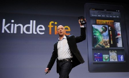 Amazon se pregăteşte să lanseze un telefon odată cu noul Kindle Fire