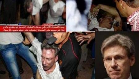 Imaginile care îi îngrozesc pe americani. Trupul ambasadorului ucis săptămâna trecută, târât de libieni