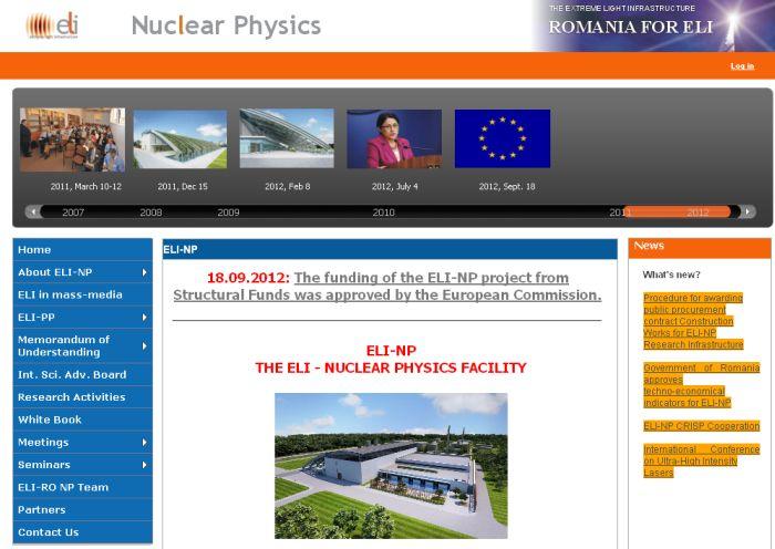Comisia Europeană a aprobat finanţarea construirii Centrului ELI-NP de la Măgurele 168539