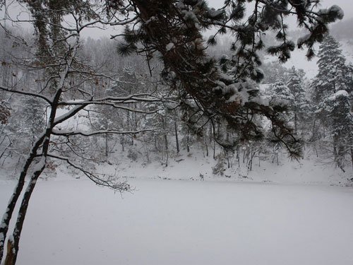 Stratul de zăpadă depăşeşte 30 de cm într-un loc din România. Vezi cât mai ţine vremea rea