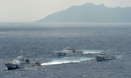 Tensiuni în Marea Chinei de Est. Patru nave chineze au intrat în apele teritoriale ale insulelor disputate cu Japonia 