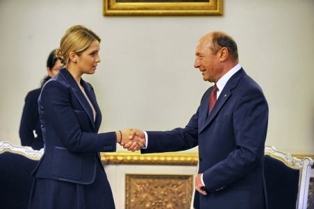 Băsescu îi transmite suportul total Iuliei Timoşenko, prin fiica acesteia