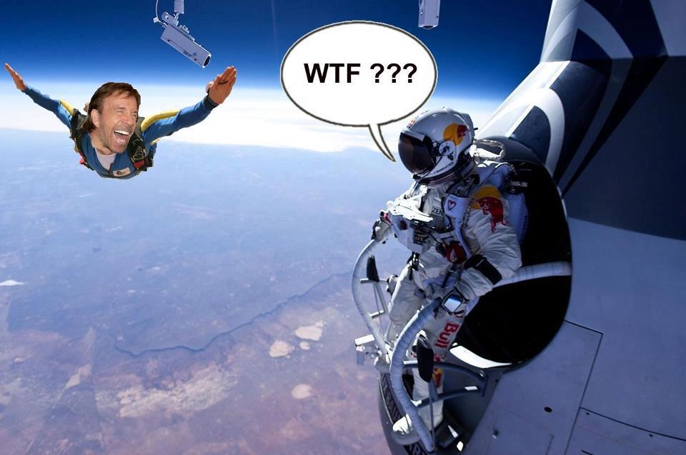 Omul care a depăşit viteza sunetului îi întrece pe toţi. Chuck Norris, Vladimir Putin şi Leonardo DiCaprio sunt &quot;mici copii&quot; pe lângă el 172984