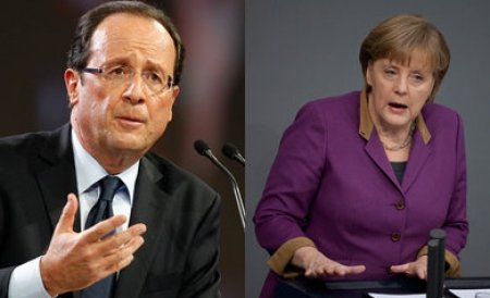 Hollande o contrazice pe Merkel: Subiectul summitului UE este uniunea BANCARĂ, nu uniunea bugetară