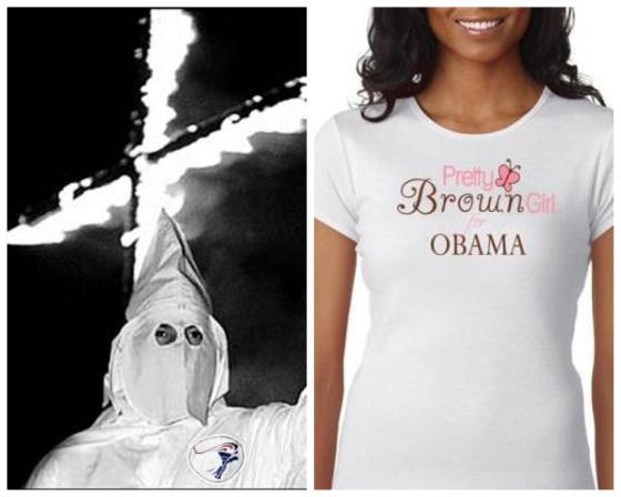 Acţiuni RASISTE înainte de alegeri. Susţinătorii lui Romney, membri ai KKK, au ARS o femeie de culoare, pentru că purta un tricou cu Obama