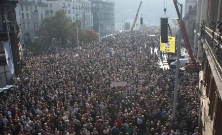 Aproape 200.000 de maghiari au protestat la Budapesta
