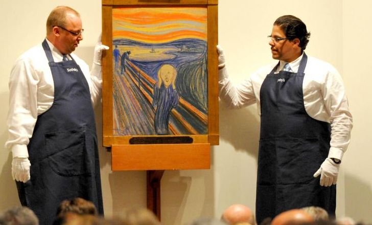 Unul dintre cele mai scumpe tablouri din lume, &quot;Strigătul&quot; lui Edvard Munch, a fost expus la New York