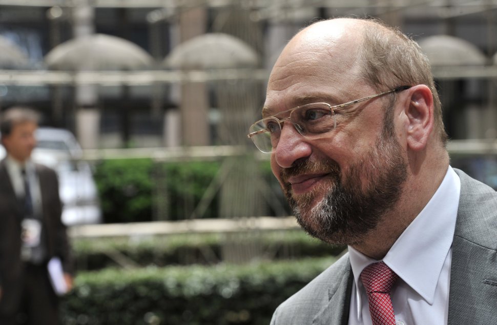 Întâlnirea dintre Băsescu şi Schulz: &quot;Palatul dumneavoastră este mai frumos decât al meu&quot;