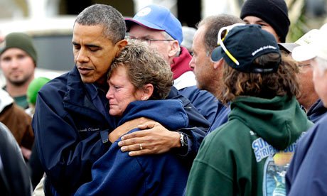 Gestul pe care Obama l-a făcut faţă de americanii îndureraţi. &quot;Suntem acolo pentru voi şi nu vom uita&quot;