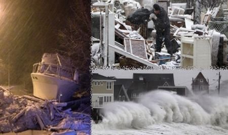 Oraşul New York, lovit de o nouă furtună puternică. Rafalele violente de vânt şi ninsoarea ţin peste o mie de aeronave la sol
