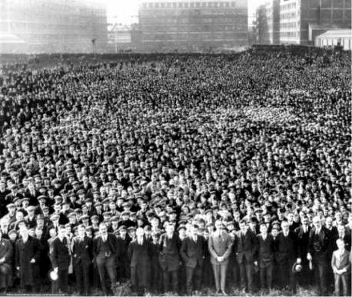 Aşa arată 1 MILION de oameni în stradă. Fotografii impresionante realizate la finalul Primului Război Mondial 177685