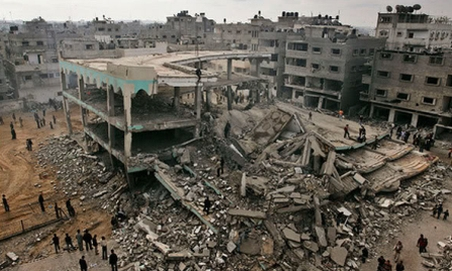Atacurile continuă. Israel a bombardat Banca Naţională Islamică din Gaza
