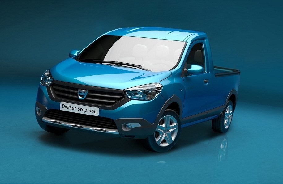 Renault testează o versiune Dacia Dokker Pick-up 4x4