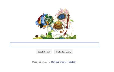 Google sărbătoreşte Ziua Naţională a României cu un doodle
