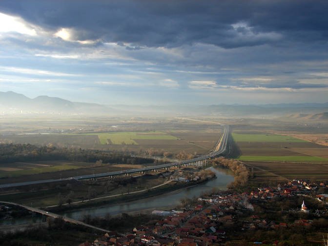 Imagini UNICE cu cea mai nouă autostradă din România. Cum a marcat Google noul drum