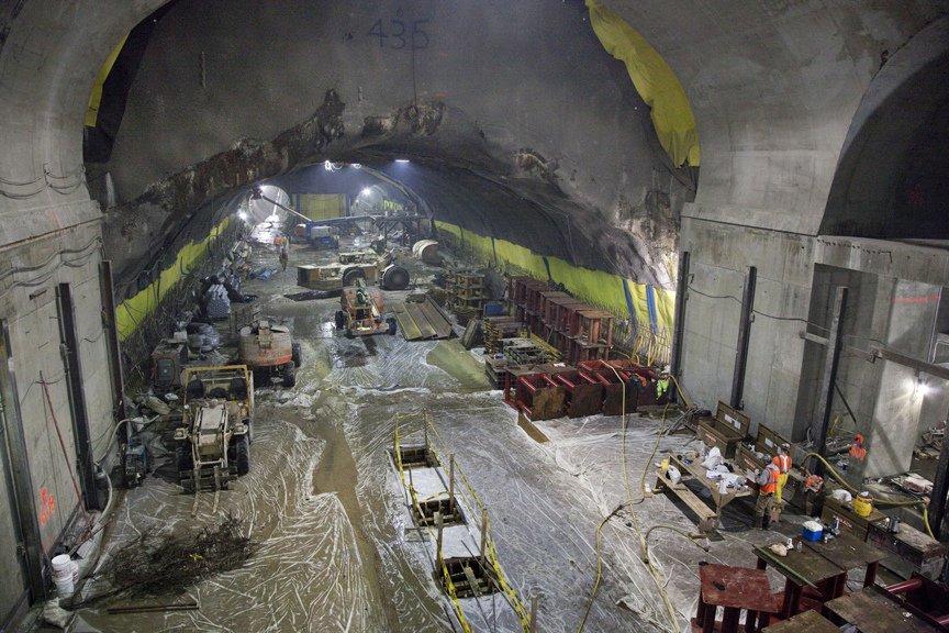 Cum se construieşte noua staţie de metrou. "Proiectul va costa în final 2.4 MILIARDE de dolari" 182194