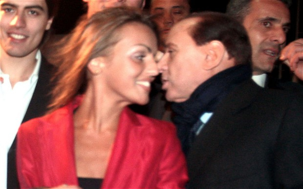 Berlusconi s-a logodit! Iubita lui, o prezentatoare cu 49 de ani mai tânără