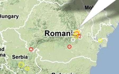 Două seisme de mică intensitate au avut loc în această dimineaţă în România