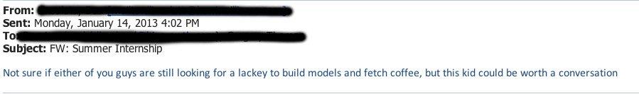 Toate marile bănci de pe Wall Street au auzit de el. Ce s-a întâmplat după ce un puşti a trimis acestă scrisoare 187966