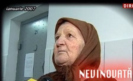 Dumitra Popa, cea mai bătrână condamnată din România, îşi spune drama vieţii 