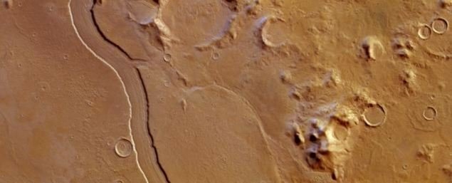 Fluviul de pe Marte: imagini uimitoare atestă că Planeta Roşie a avut cândva apă din abundenţă