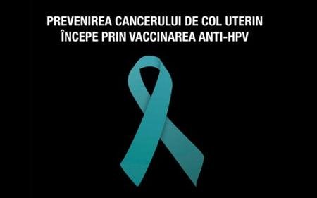 Prevenirea cancerului de col uterin începe prin vaccinarea anti-HPV