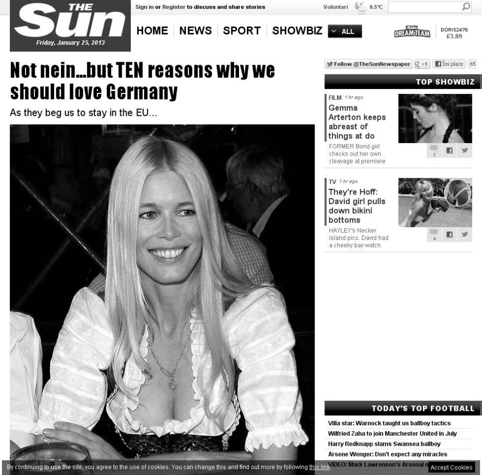 Britanicii şi nemţii, un "love story" fragil. The Sun şi Bild dezbat dacă AU sau NU motive să se iubească 189702