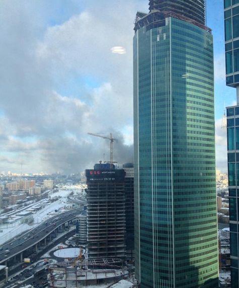 Moscova. Incendiu puternic la un bloc turn din centrul oraşului 189585