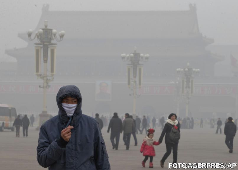 Beijingul, acoperit din nou de un smog toxic 190287