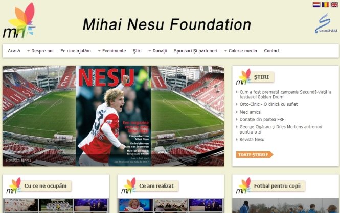 Fundaţia Mihai Neşu are o nouă pagină oficială de Internet. Află cum poți ajuta