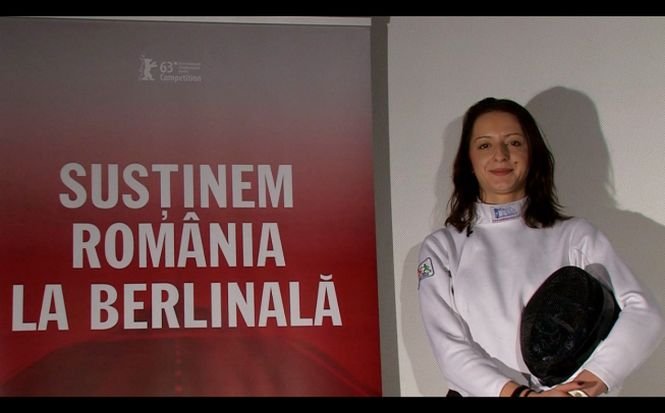 Campioana Ana-Maria Brânză spune „Hai România!” la Berlinală