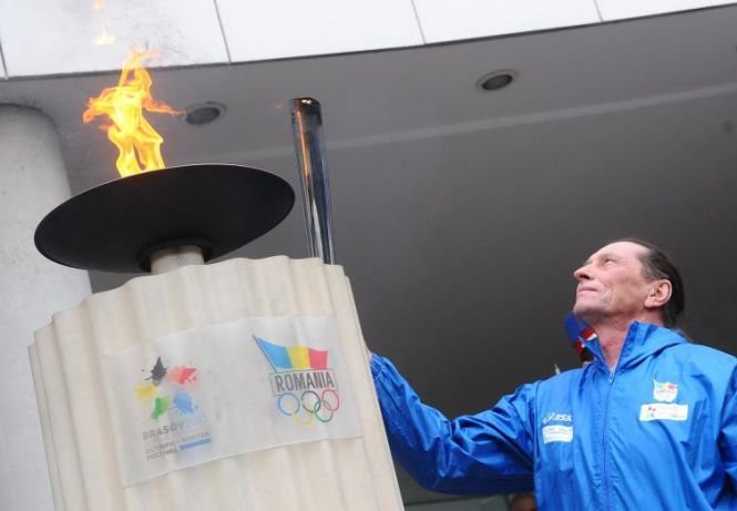 Torţa olimpică a FOTE a ajuns la Braşov