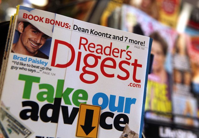 Reader's Digest a cerut intrarea în insolvenţă, pentru a doua oară în mai puţin de patru ani