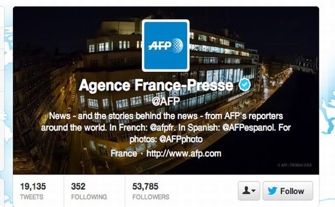 Hackerii sirieni au atacat Agenţia France-Presse (AFP)