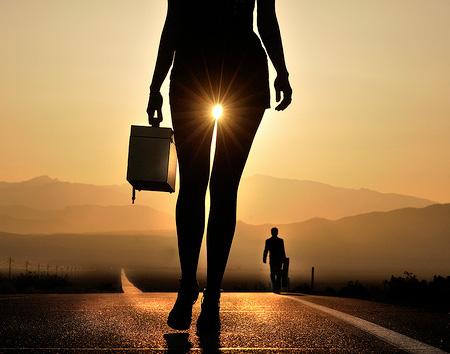 Siluete surprinse de obiectivul aparatului în razele apusului de soare 195498