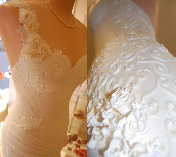 Pe o aşa rochie de mireasă nu se va pune niciodată praful! Minunăţia asta poate hrăni până la 2.000 de persoane 196089